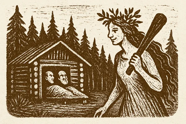 Skogsfruans nattliga äventyr