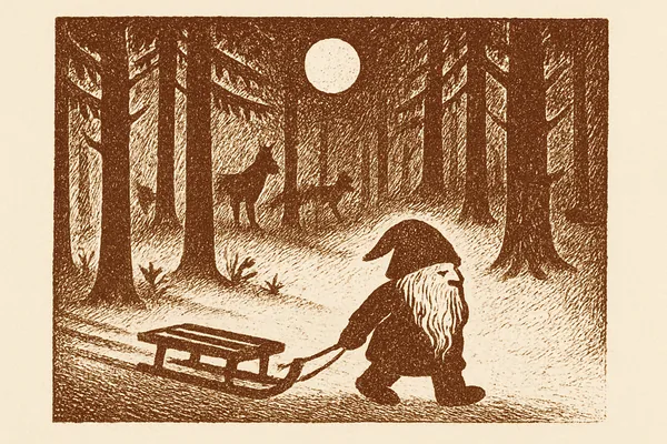 Tómten och kälkarna