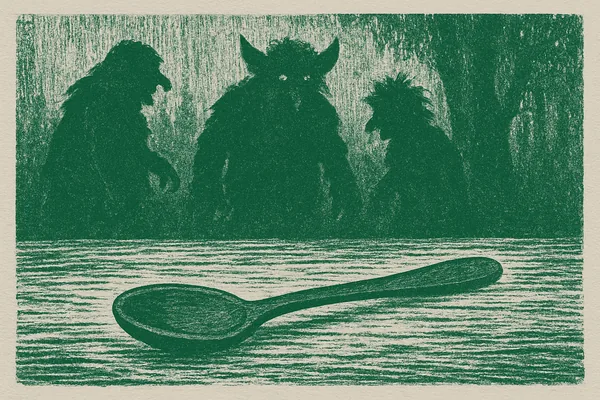 Trollen och grötaskeden
