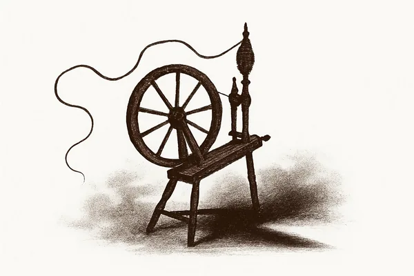 Bondkvinnan och spinntråden