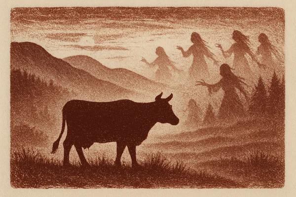 Bergdusa och korna