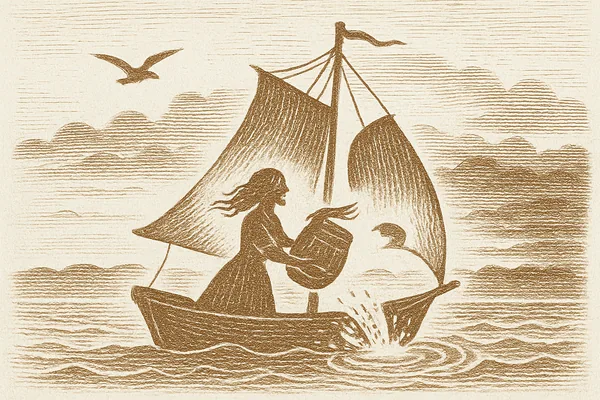 Frun och rågtunnan