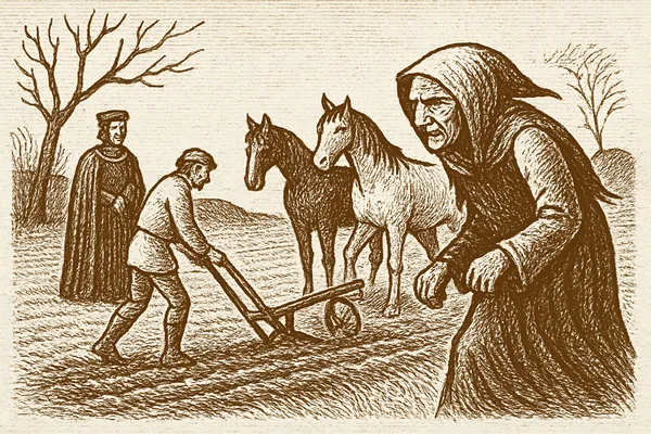 Hästarna och gummans makt