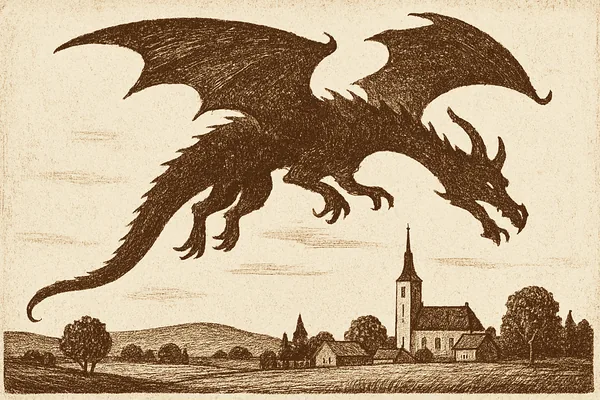Draken som svepte kyrkan