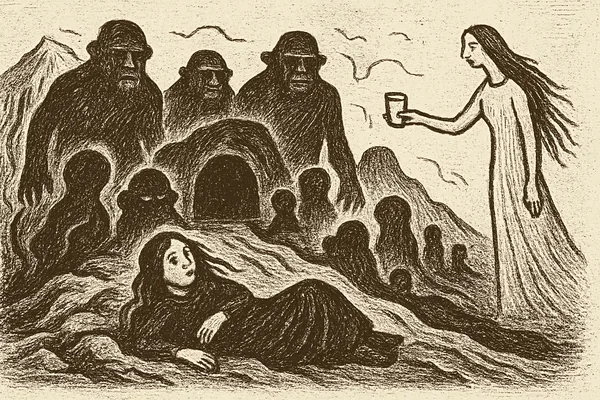 Bergtagen och befriad
