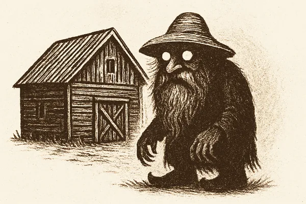 Tomtgubbar på gården