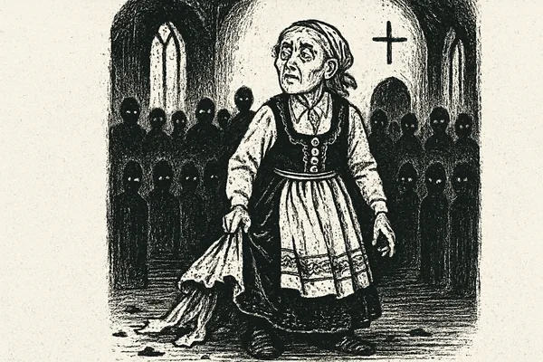 Mystiskt julbesök i kyrkan