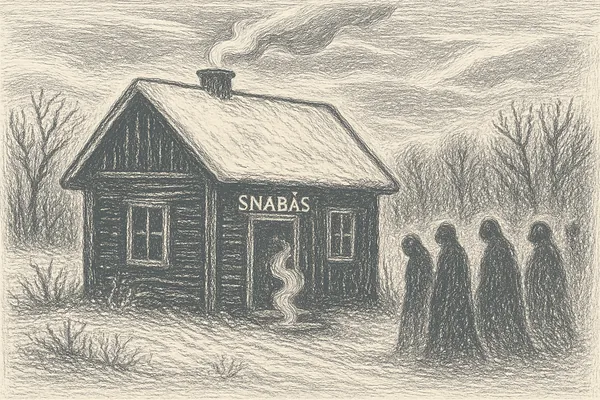 Trollkunnig kvinna bränd