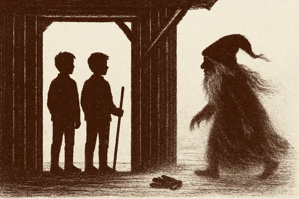 Tomtegumman och vantarna
