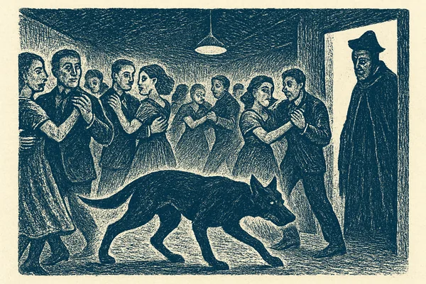 Prästen och drängen dansar
