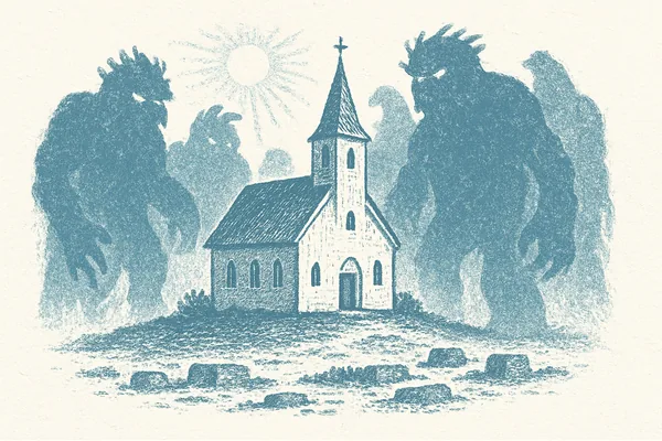 Trollens angrepp mot kyrkan