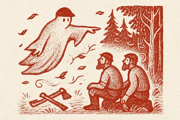 Målgasten i skogen