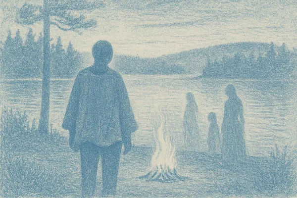Osynlighetskjortan vid sjön