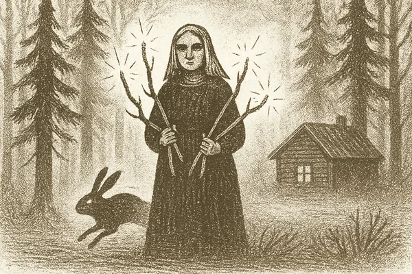 Trollskämten i skogen