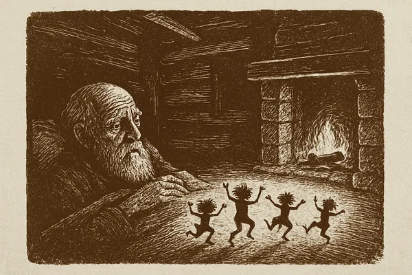 Dansande små gubbar