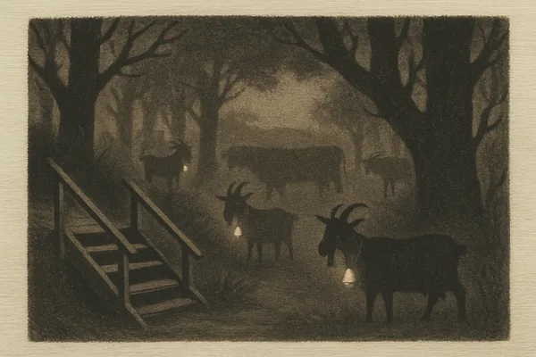 Bergfolks mysterium i skogen