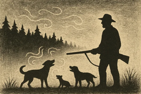 Hundskall i kvällningen