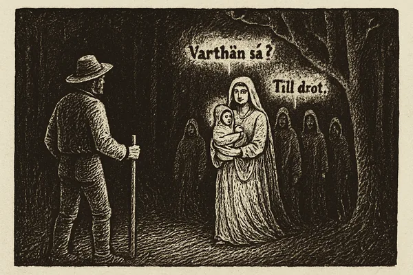 Trollunge i skogen