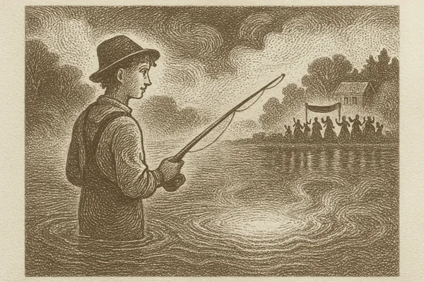 Kärlek vid sjöns strand