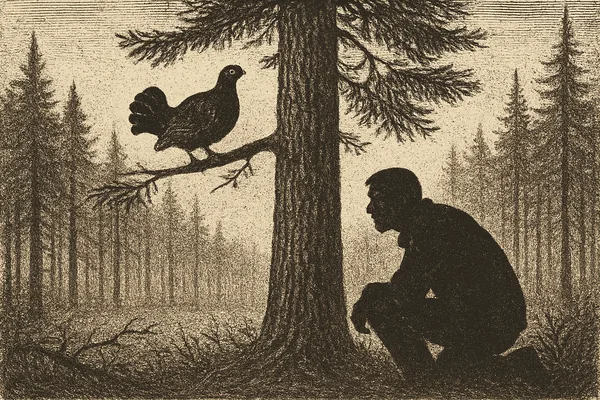 Jan och tjädertuppen