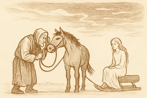 Farfar och hästen